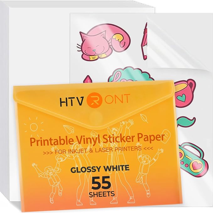 HTVRONT Printable Vinyl Sticker Paper