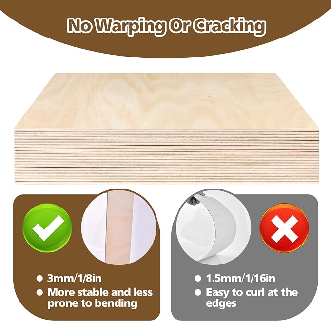 Adrattnay Basswood Sheets 3mm