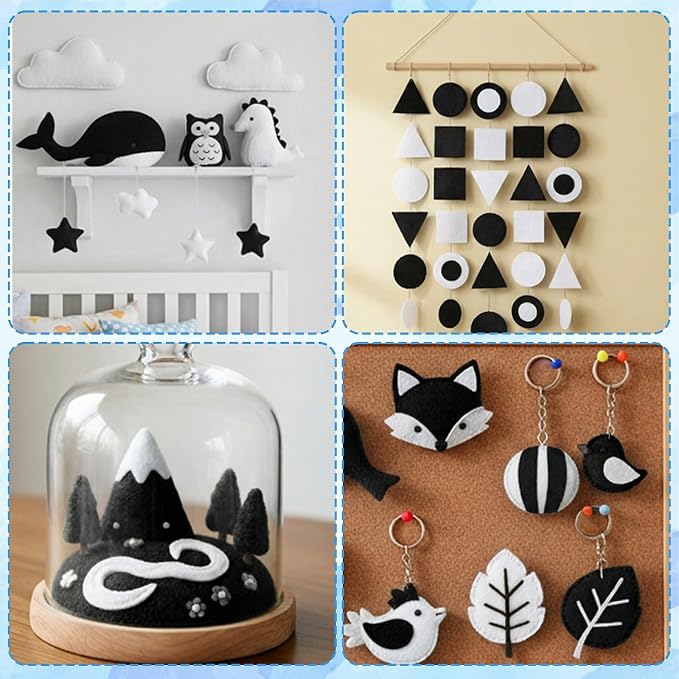 Ymapinc 10PCS Felt Fabric Sheets