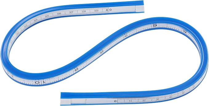 Pacific Arc Flexible Curve Graduated 18 Inch Ruler