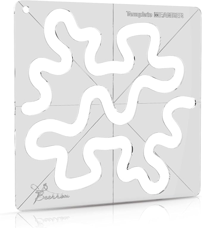 Meander Quilting Ruler Template