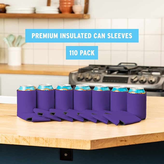 Blank Beer Can Cooler Sleeves Soft Insulated Beer Can Coolies