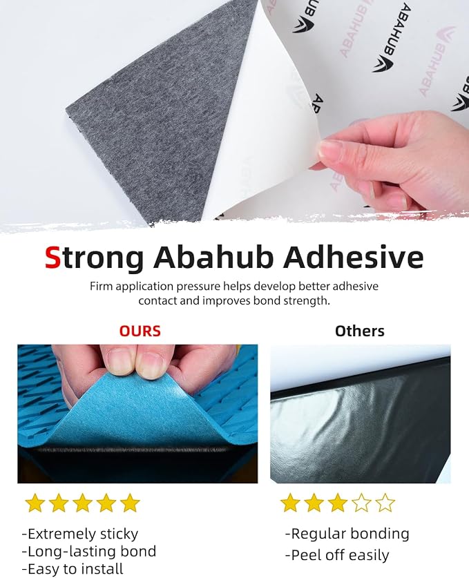 Abahub EVA Foam Boat Flooring Self-Adhesive Decking Surfboard Traction Pad |