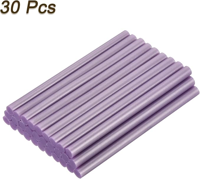 uxcell 30pcs Mini Hot Glue Gun Sticks 4-inch x 0.27-inch High Sticky Small Hot