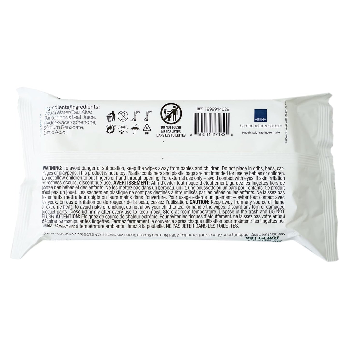 Bambo Nature USDA Certified Biobased Baby Wipes 768 Count