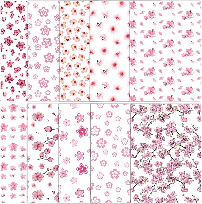 ONEART | 10 Pieces Clear PVC Vinyl Sheets, A4 Size See Through Waterproof Vinyl