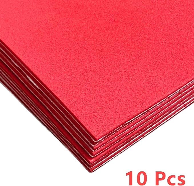 Adhesive Foam Sheets, 7x11.3 Inch Craft Eva Foam Sheets, 2mm Thick 10 Pcs