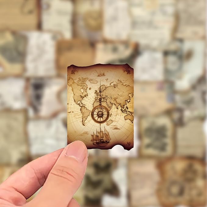 PRSTINCOL Vintage Journaling Stickers, Scrapbook Supplies