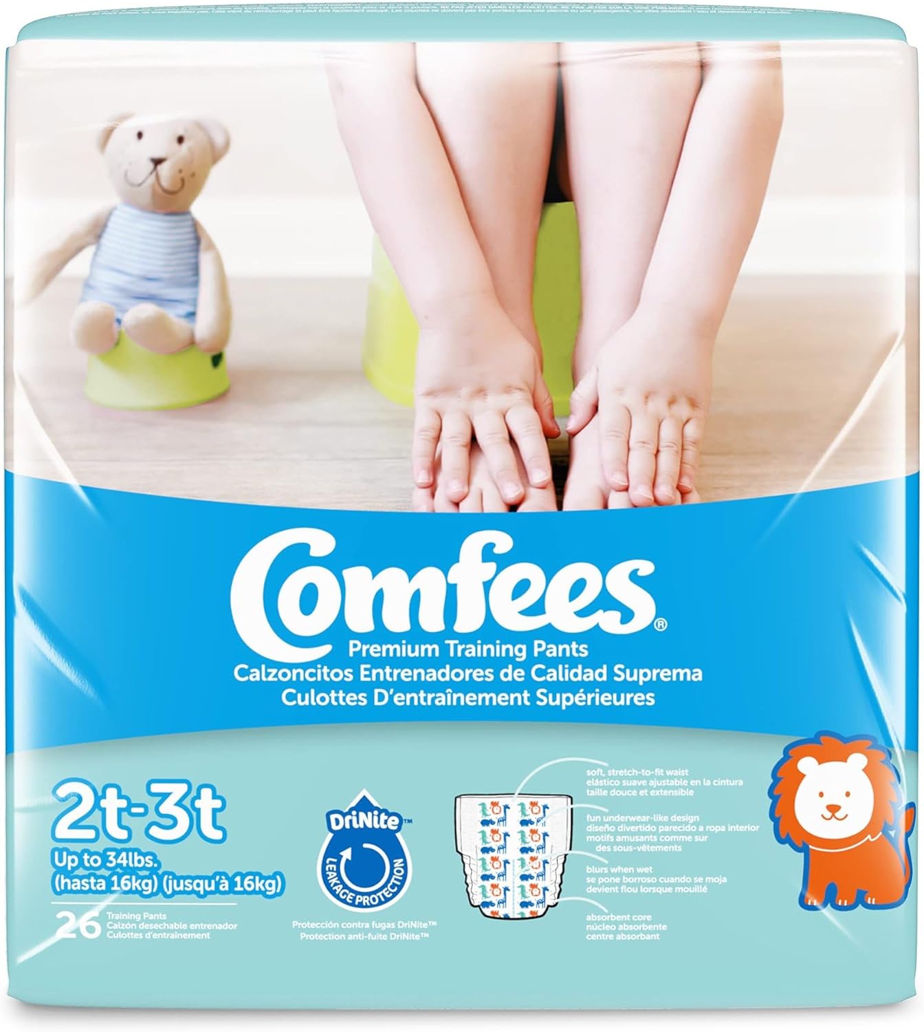 Comfees Boy Training Pants - Size 2T-3T