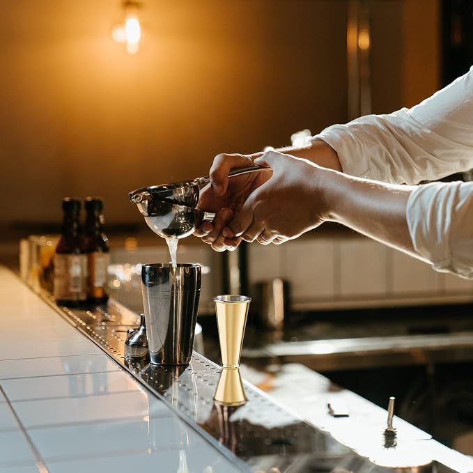 Jigger for Bartending, Briout Double Cocktail Jigger Japanese Premium 304 Food