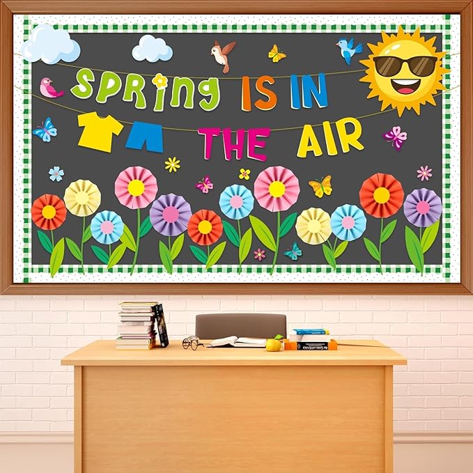 Summer Bulletin Board Classroom Decorations 3D Summer Butterfly Flower Bulletin
