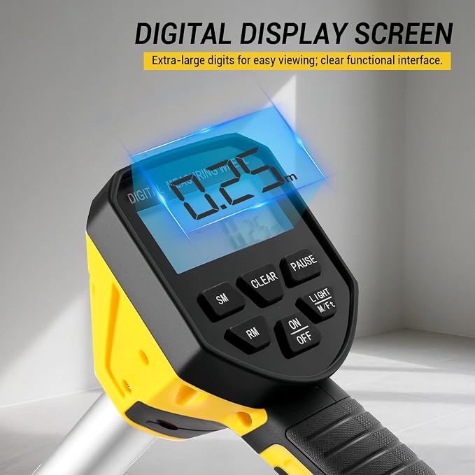 Measuring Wheel: DEKOPRO 4V Digital Measuring Wheel in Feet, 12.5 Inch 99