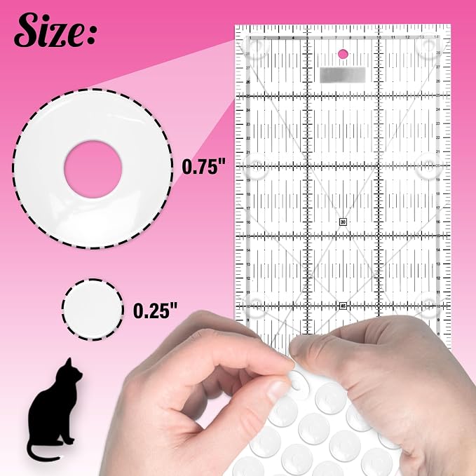 TightGrips Non-Slip Pads for Quilt Templates | Precision Grips for Quilting