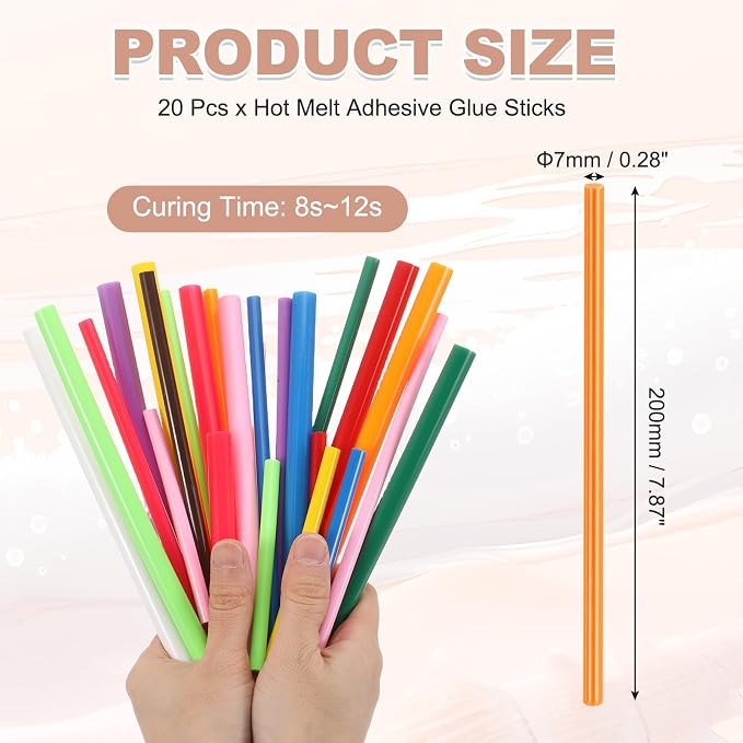 PATIKIL Hot Glue Sticks for Glue Gun