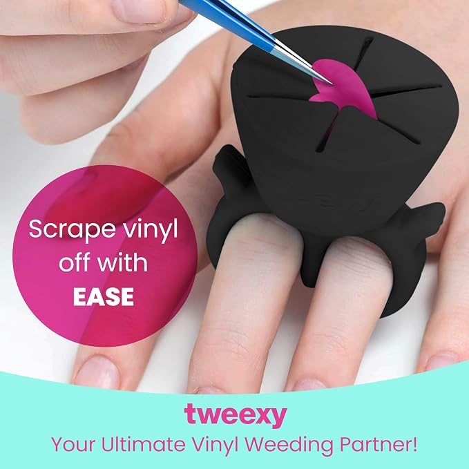 tweexy Craft Vinyl Weeding Scrap Collector Ring | Weeding Tools
