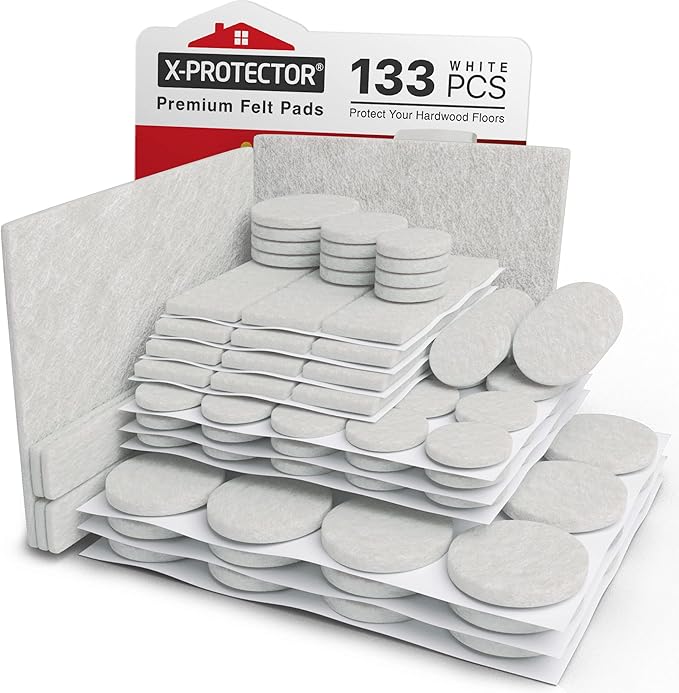 Felt Furniture Pads X-PROTECTOR 133 PCS