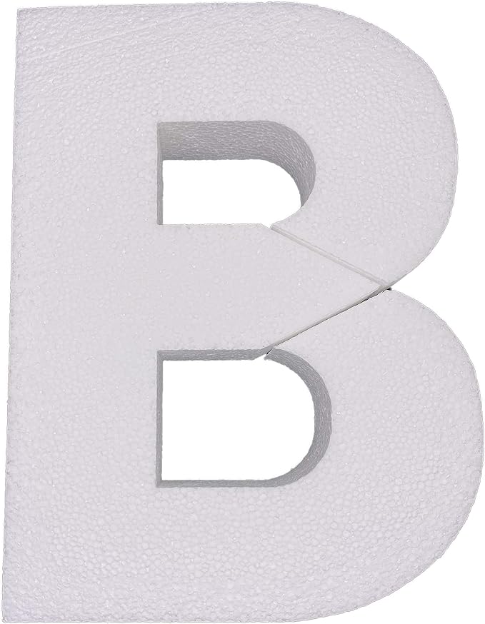 12 Inch Smooth Foam Letters