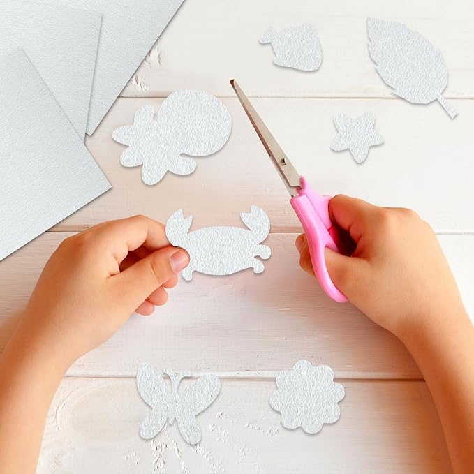 NACHLYNN 20Pcs Self Adhesive Felt Fabric Sheets 7"x11.5" /18x29cm Sticky Back