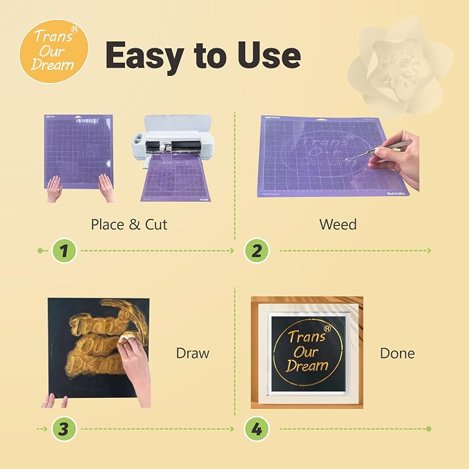 TransOurDream Easy Cut Stencils