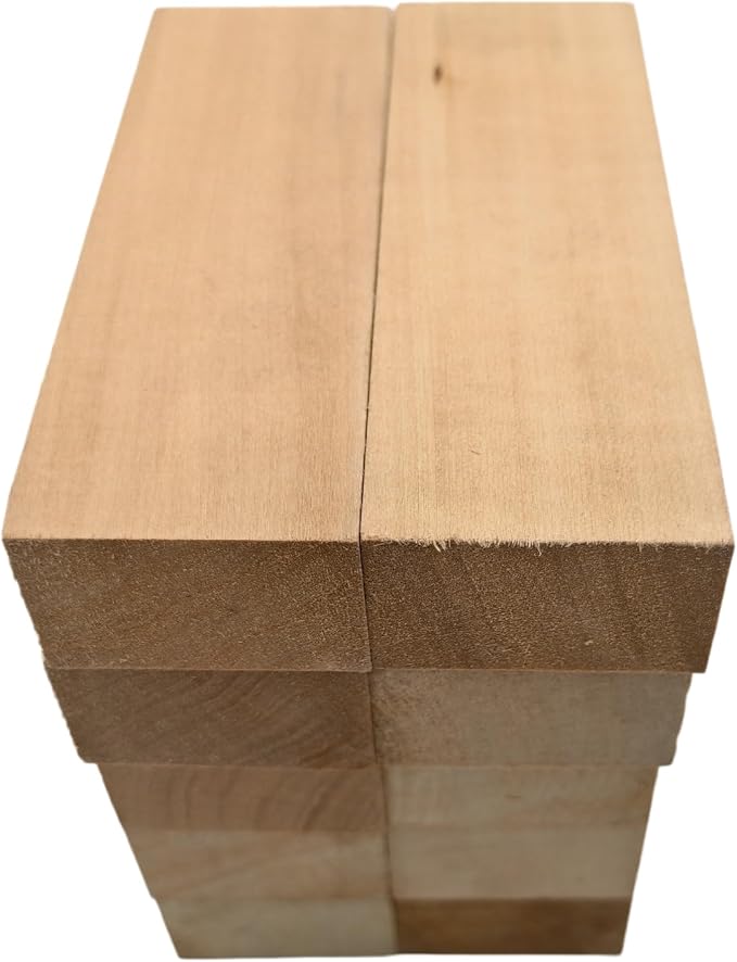 10PCS Basswood Carving Blocks, Whittling Wood Carving Kit, Unfinished Wooden