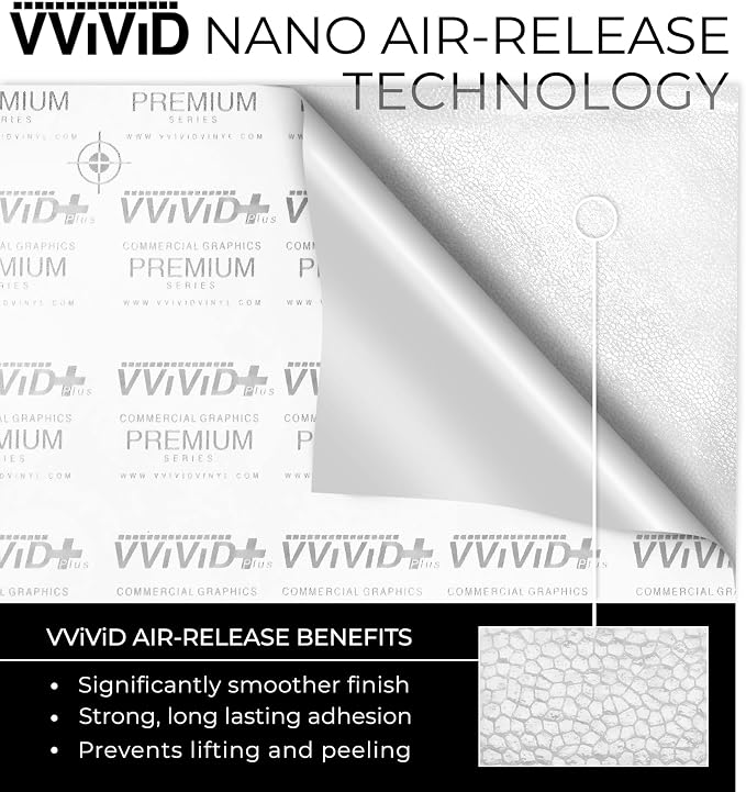 VViViD Frosted Matte Etched Adhesive Craft Window Vinyl Roll