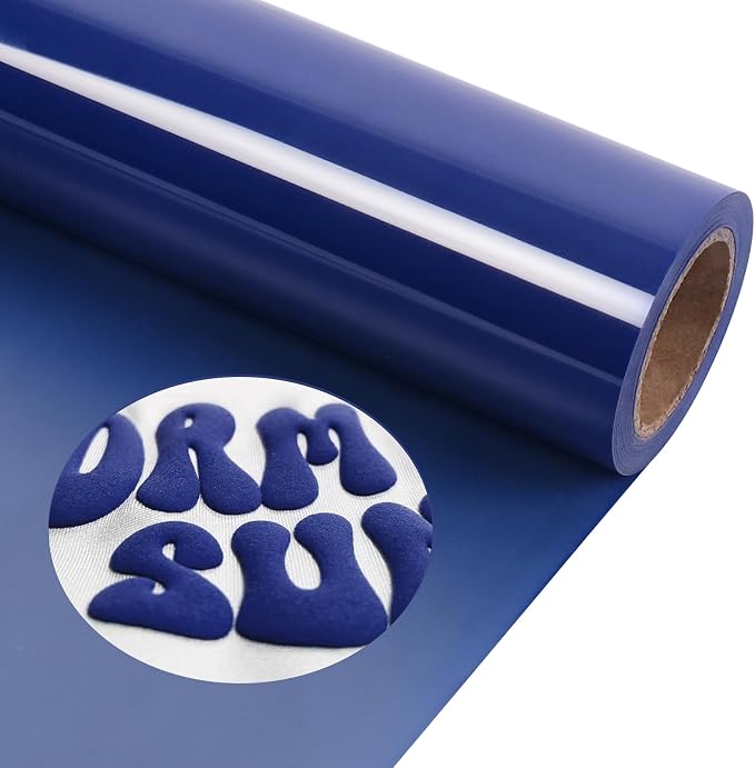 TORC Blue Puff HTV, 3D Puff Heat Transfer Vinyl