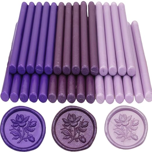 Wax Seal Sticks, Atopbb 30pcs Glue Gun Wax Sealing Sticks Beads Only Suit
