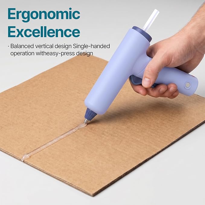 Cordless Hot Glue Gun Kit USB-C Rechargeable Magnetic Mount Base