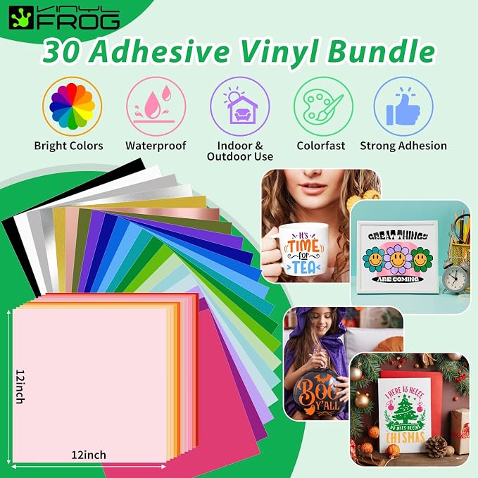 VINYL FROG 60PCS Accessories Bundle