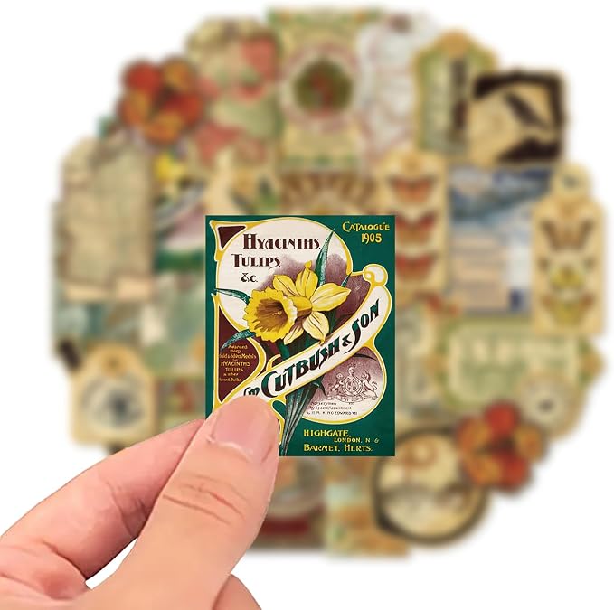 PRSTINCOL 116Pcs Vintage Stickers