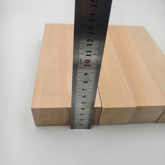 5PCS Basswood Carving Blocks, Whittling Wood Carving Kit, Unfinished Wooden