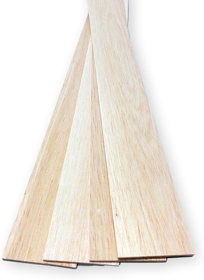Proartek PK00039 Model BWH002X010 Pack of 10 Balsa Wood Sheets, and