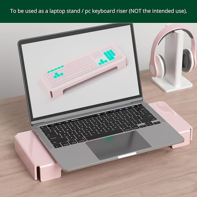 Acrylic Computer Keyboard Cover, Mechanical Keyboard Dust Cover PC Keyboard Cat Protector, Cat Keyboard Protector (1 Pack, Lightpink)