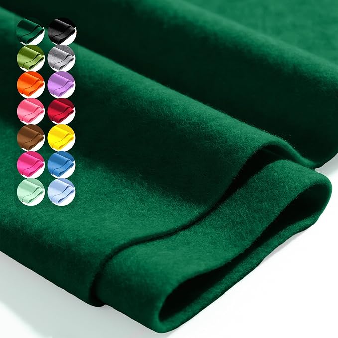 Emerald Green 36" X 36" Felt Fabric Sheet