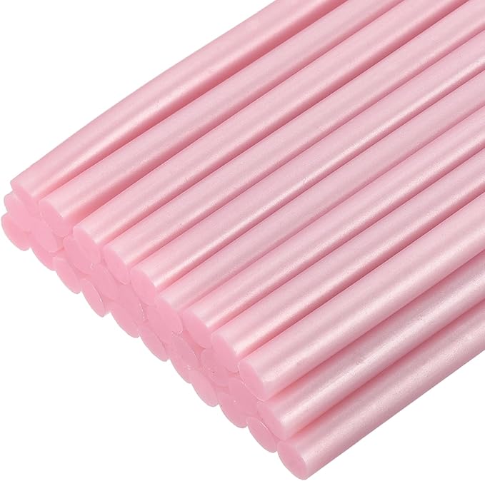 uxcell 30pcs Mini Hot Glue Gun Sticks 4-inch x 0.27-inch High Sticky Small Hot