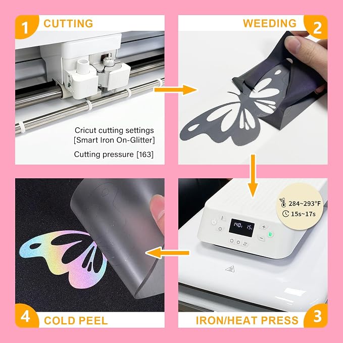 Rainow Reflective Heat Transfer Vinyl 12" x 8 ft HTV
