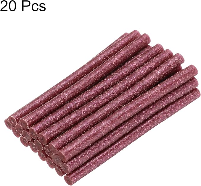 uxcell 20pcs Hot Glue Sticks for Glue Gun 7mm/0.28-inch x 4-inch Mini Hot Melt