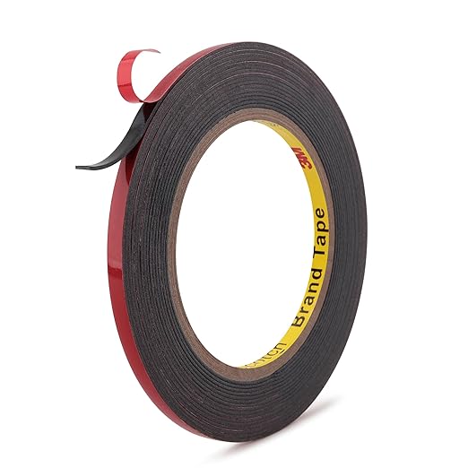 3M Automotive Acrylic Plus Tape, 0.24" x 18Ft, Dark Gray | Double Sided Tape