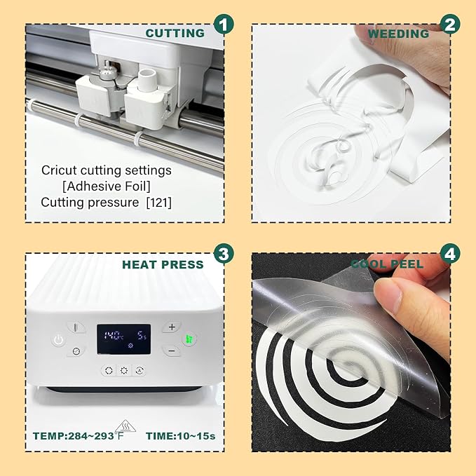 Iron on 12in X 10in 20pcs, HTV Heat Transfer Vinyl | HTV Easy to Cut & Weed