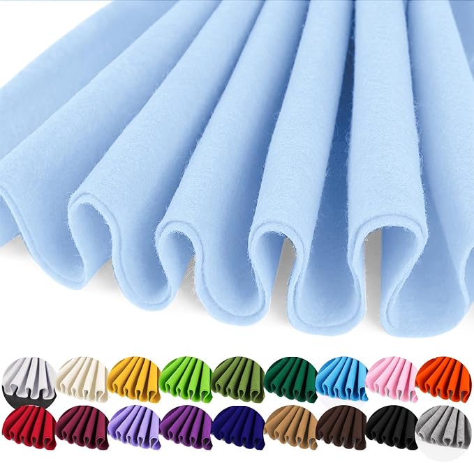 IONTACH 36" X 36" Soft Felt Fabric 1.6mm Thick | Felt Sheets