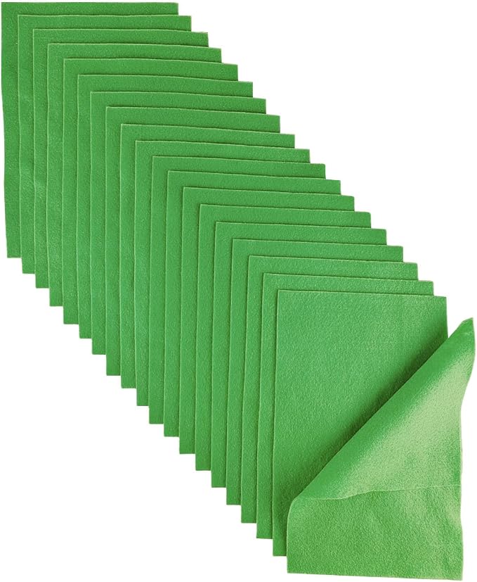Jtnohx Color Felt, Soft Felt Sheets, 1.4mm Thick 8"x12" Handicraft Felt Fabrics