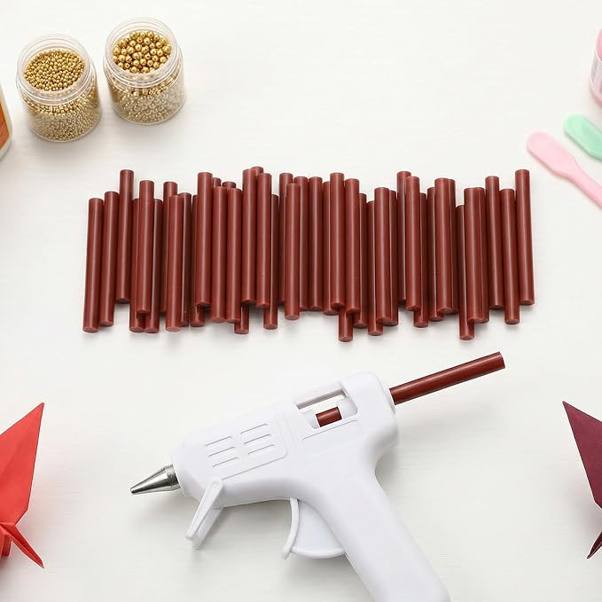 72 Pack Wine Red Hot Glue Sticks Bulk