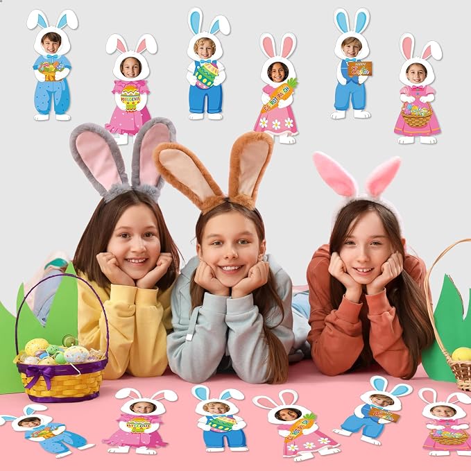 48 Set Easter Bunny Egg Cutouts