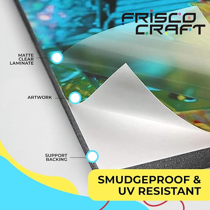 Frisco Craft Matte Clear Self Adhesive Laminating Roll 12" x 30 ft | Self