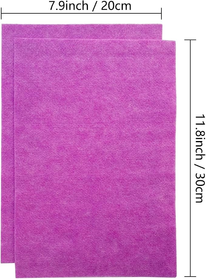 Jtnohx Color Felt, Soft Felt Sheets, 1.4mm Thick 8"x12" Handicraft Felt Fabrics