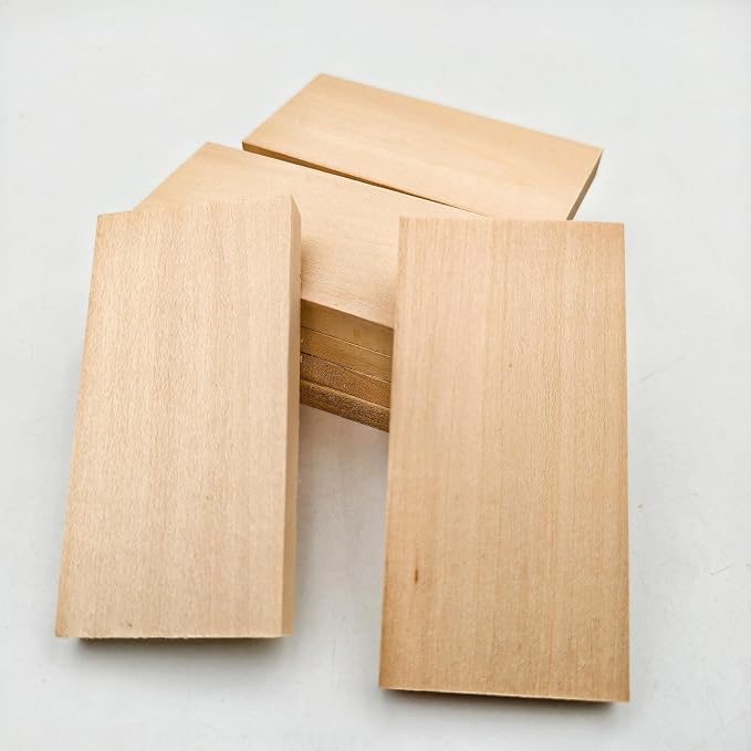 10PCS Unfinished Basswood Blocks