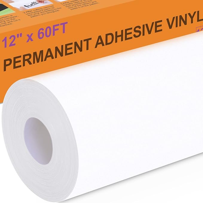 XSEINO White Permanent Vinyl