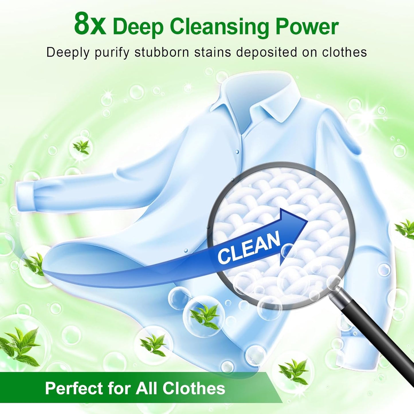 Laundry Detergent Sheets - Up To 128 Loads, Hypoallergenic, Eco-Friendly Forest Scent, Biodegradable, Plastic Free, Liquidless Laundry Sheets Suitable for Sensitive Skin