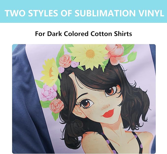 HTVRONT Sublimation HTV for Dark/Light Fabric