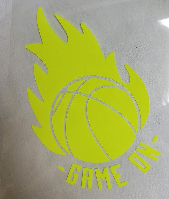 FUNKAKA Neon Yellow HTV Heat Transfer Vinyl Rolls, Stretchy PU HTV Vinyl